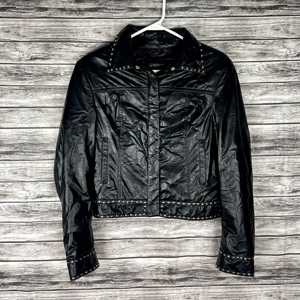 Black Studded Misdemeanor Jacket - Medium